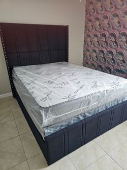 NEW QUEEN MATTRESS AND BOX SPRING 😉 100% QUALITY & CONFORM 👌