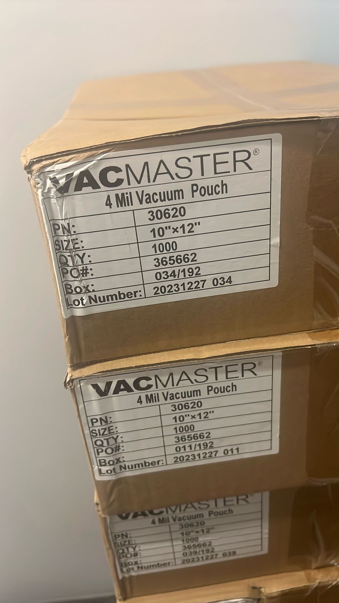 Vac Master Vacuum Bags