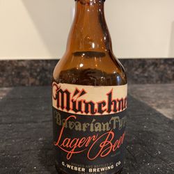Weber Brewing Bavarian Lager Beer Bottle 