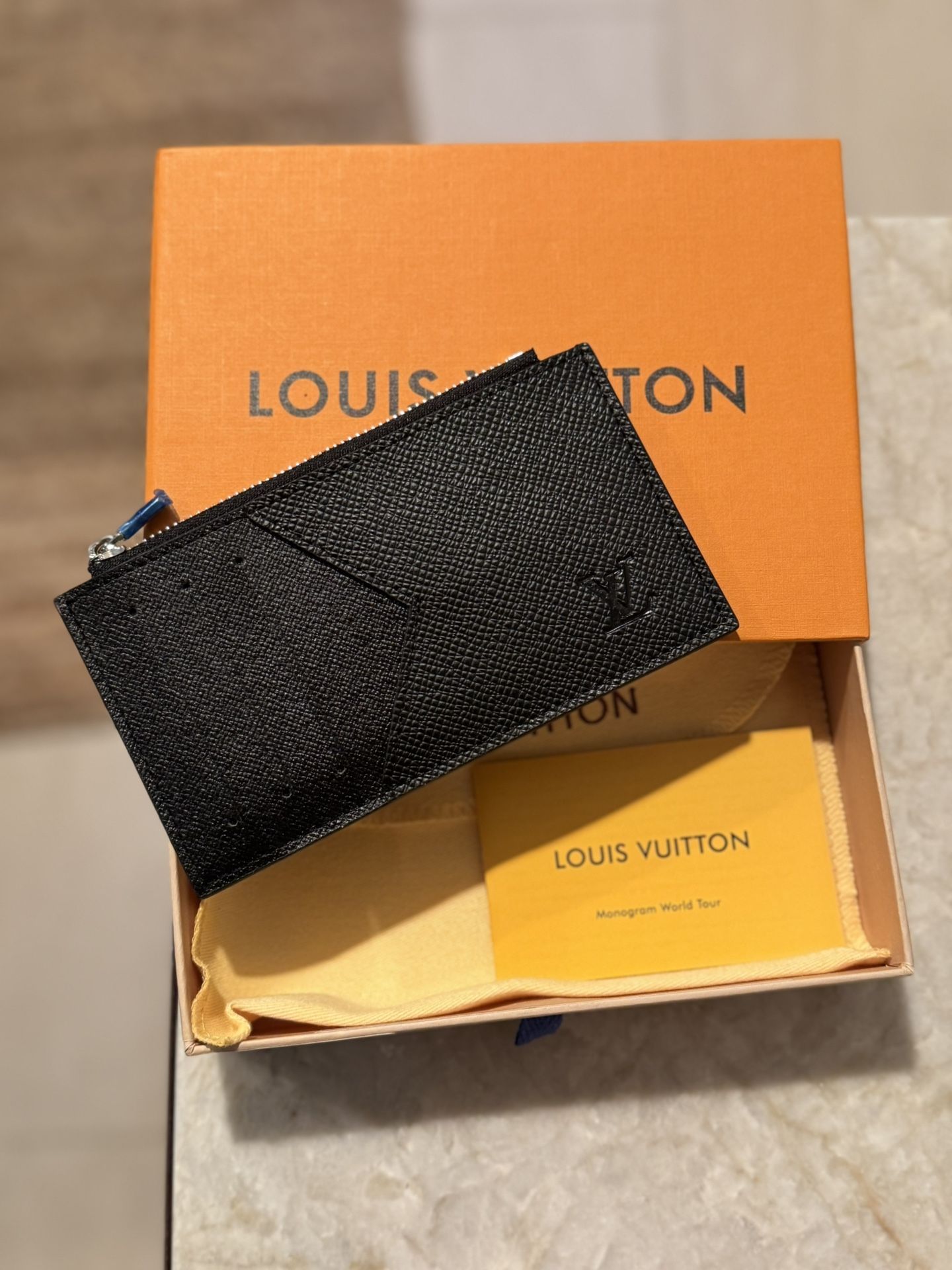 Leather Designer Wallet With Box