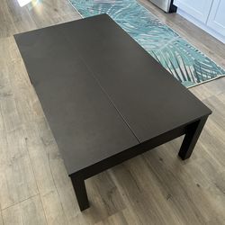 Large Lift-top Coffee Table from IKEA, Dark Brown