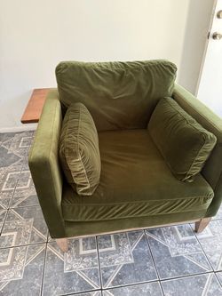 Jennifer Taylor Green accent armchair