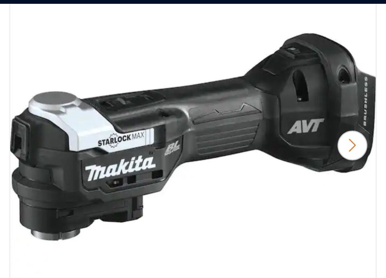 Makita 18V LXT Sub-Compact Lithium-Ion Brushless StarlockMax Cordless Multi-Tool (Tool Only $125