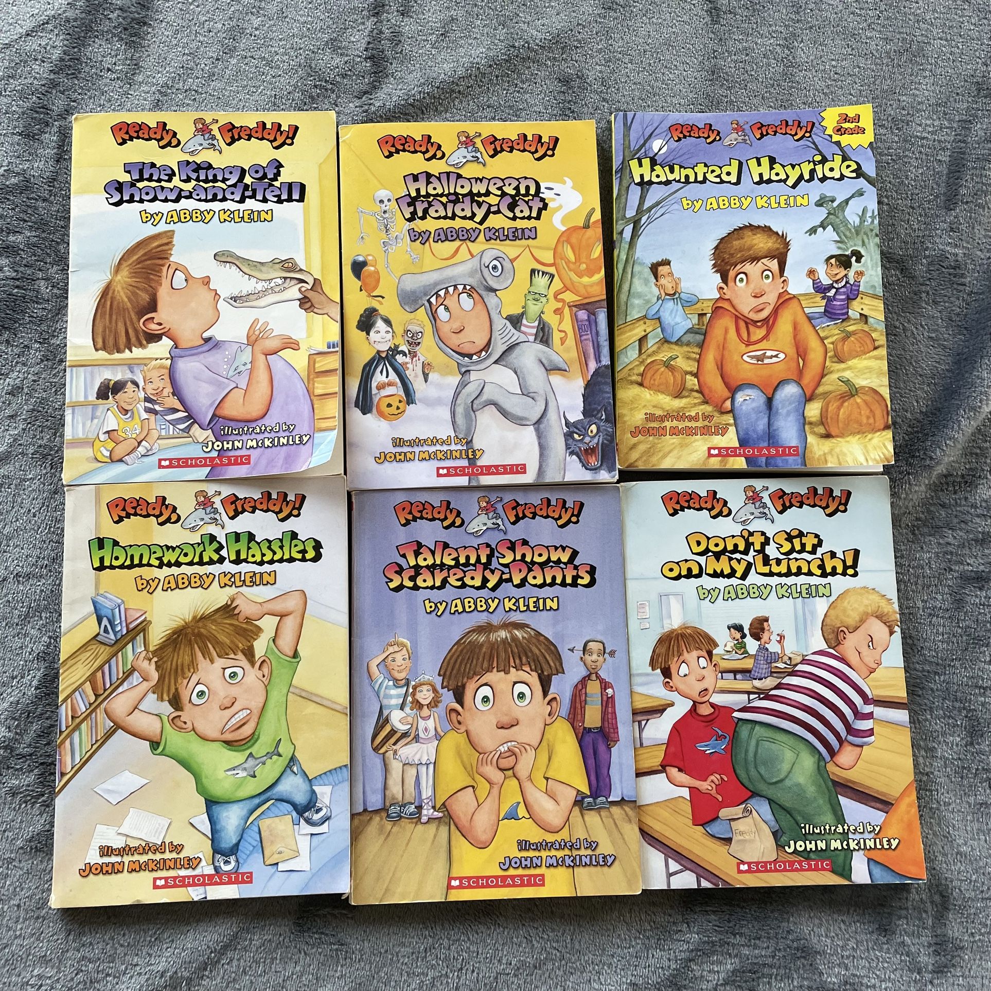 Ready Freddy Chapter Book Lot Of 6