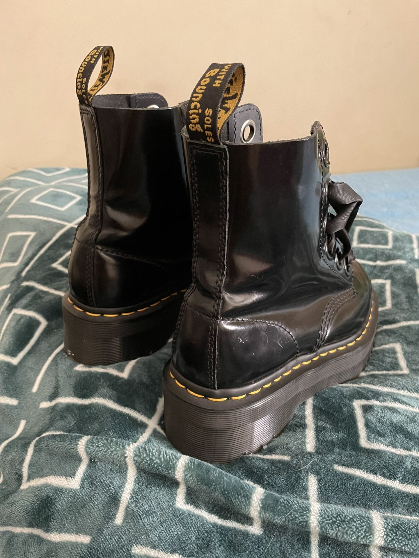 Dr Martens Molly Platform Combat Boots