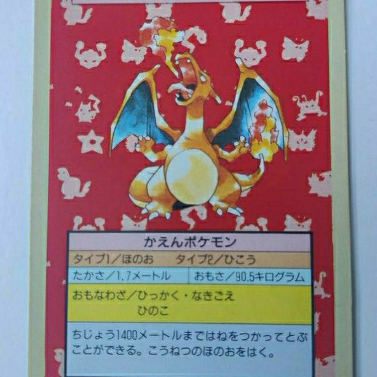 TopSun Charizard Mint Green Back. Read Bio