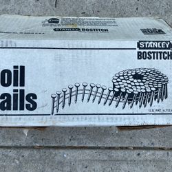 NEW Stanley Bostitch Coil Nails – 12 Coils – C8P120D  2 ½” Plain Shank – PK 2700 nail gun