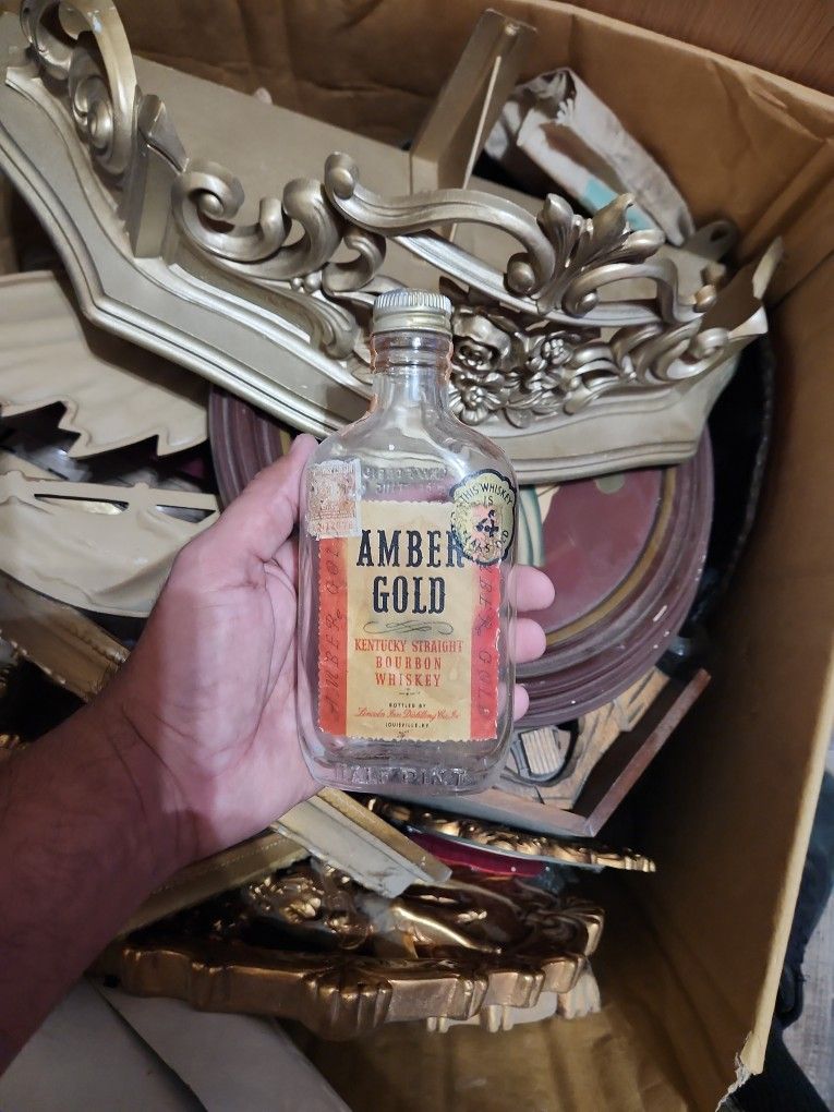 old whiskey bottle