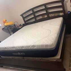 King Bed Frame And 2 Nightstands
