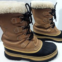 Sorel Caribou Insulated Waterproof Winter Snow Boots -- Womens Size 8
