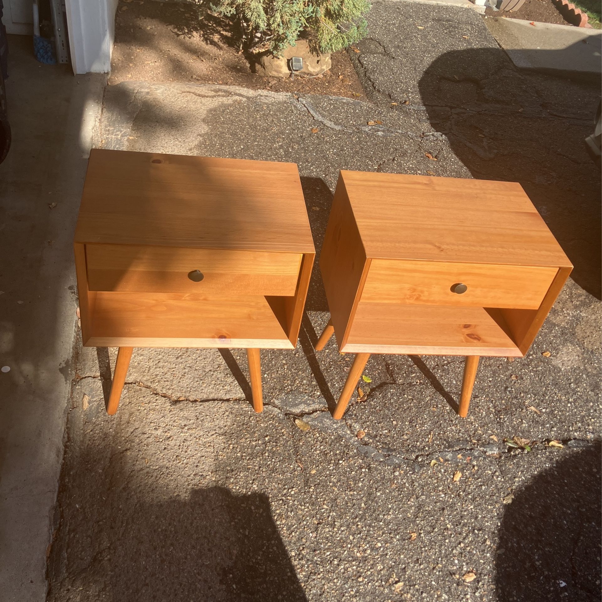 Mid-Century Modern Bed Side Tables