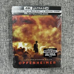 Oppenheimer Steelbook 4K UHD & Blu-Ray & Digital