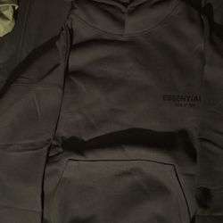 Essentials Hoodie, Size Medium, Stretch Limo