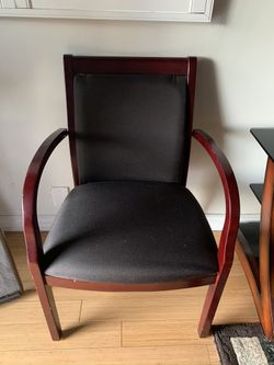 Black Chair With Cherrywood Handle