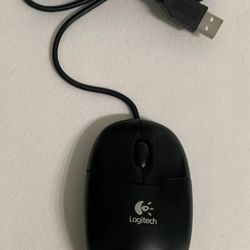 Logitec Wired Mouse In Excellent Condition 