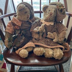 Pair Of Vintage Bears For The Bear lovers