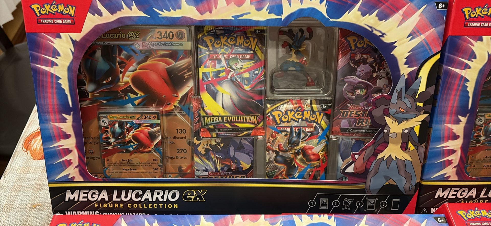 Mega lucario figurine collection