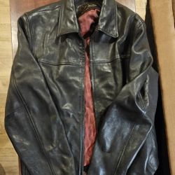 Vintage ROGUE Reilly Olmes Black LEATHER JACKET
