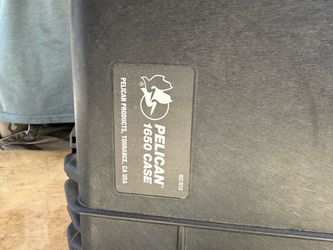 Pelican 1650 Protector Case Black