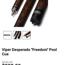 Viper Desperado Freedom Pool Cue