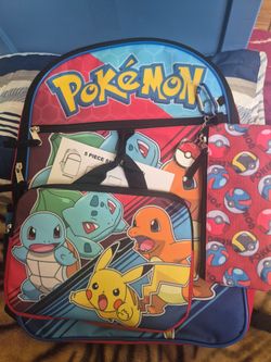 Pokémon 5 Piece Backpack