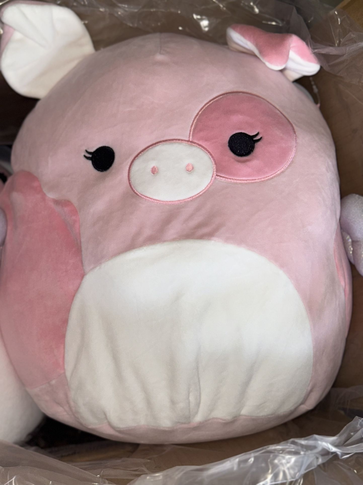 14" Squishmallow (Peety - Pink Spotted Pig W/Wings)- Large Ultrasoft Official Jazwares Plush