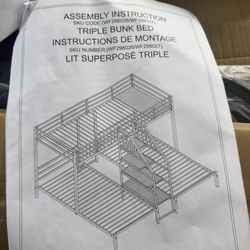 Triple Bunk Bed
