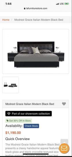 Modrest Grace Italian Modern Bed