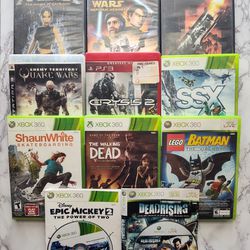 Ps2, Ps3 And Xbox 360 Games Walking Dead, Lego Games And More READ DESCRIPTION 