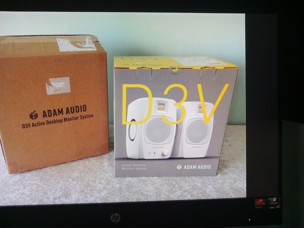 2 New Adam Audio Active Studio Monitor Speakers Desktop 80 W Amps