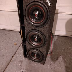 3 10 Inch Subwoofers