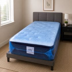 ✨ Brand New Twin Size Mattress 14” Pillow Top – Premium Quality at the Best Price | All Sizes in Stock & Same-Day Delivery Available 🚚