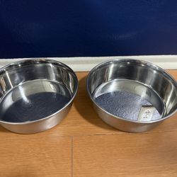 Large Metal Dog Bowls