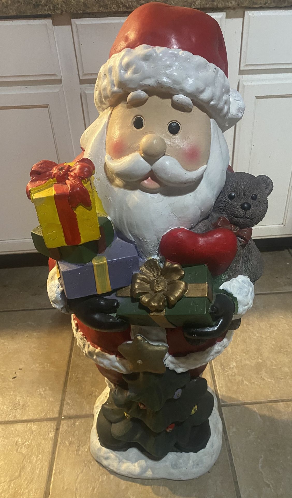 Vintage Santa Claus Statue 