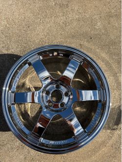 Volk Racing TE37s Chrome 18x8.5 5x100