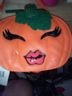 Betsey Johnson Halloween Lips purse