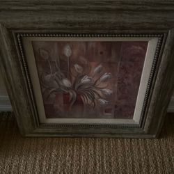 Framed Flower Art