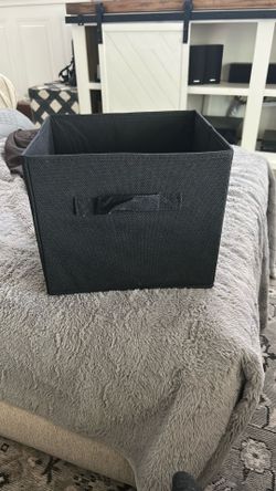 Six Fabric Foldable Bins