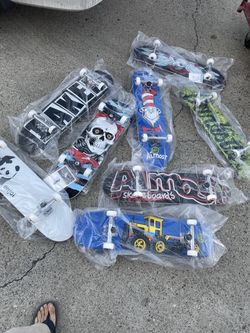 Skateboard decks wheels bearings grip