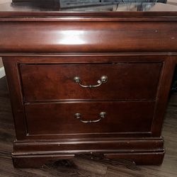 Cherry Wood Nightstand - Gorgeous!!