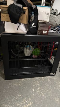 Furniture Style Dog Crate / End Table Kennel (Medium)
