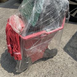 Commercial Mop Bucket And Mop Head
