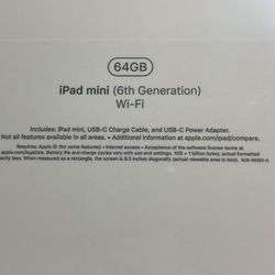 iPad Mini 64mb With WiFi 