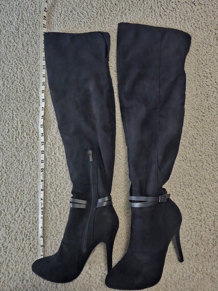 Thigh High Black Boots