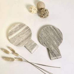 Set of 2 Elegant Marble Spoon Rest