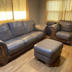 Couch, Chair, Ottoman