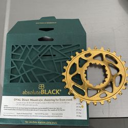 Absolute Black Oval Chainring