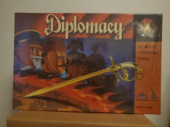 New Factory Sealed 1999 Diplomacy Board Game with Metal Figures