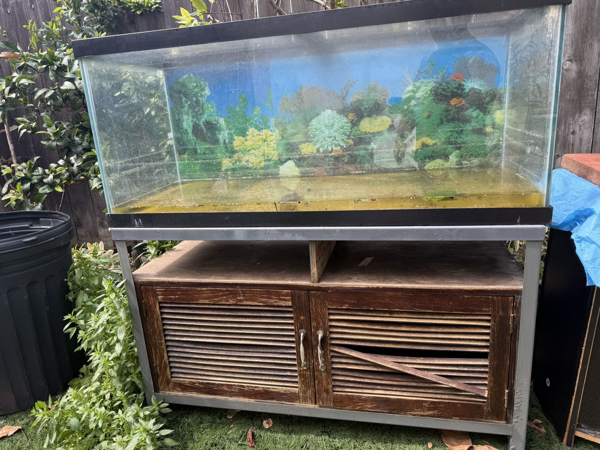 75 Gallon fish Tank And Stand For Trade With aquarium