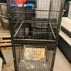 Cage And 2chinchilas 